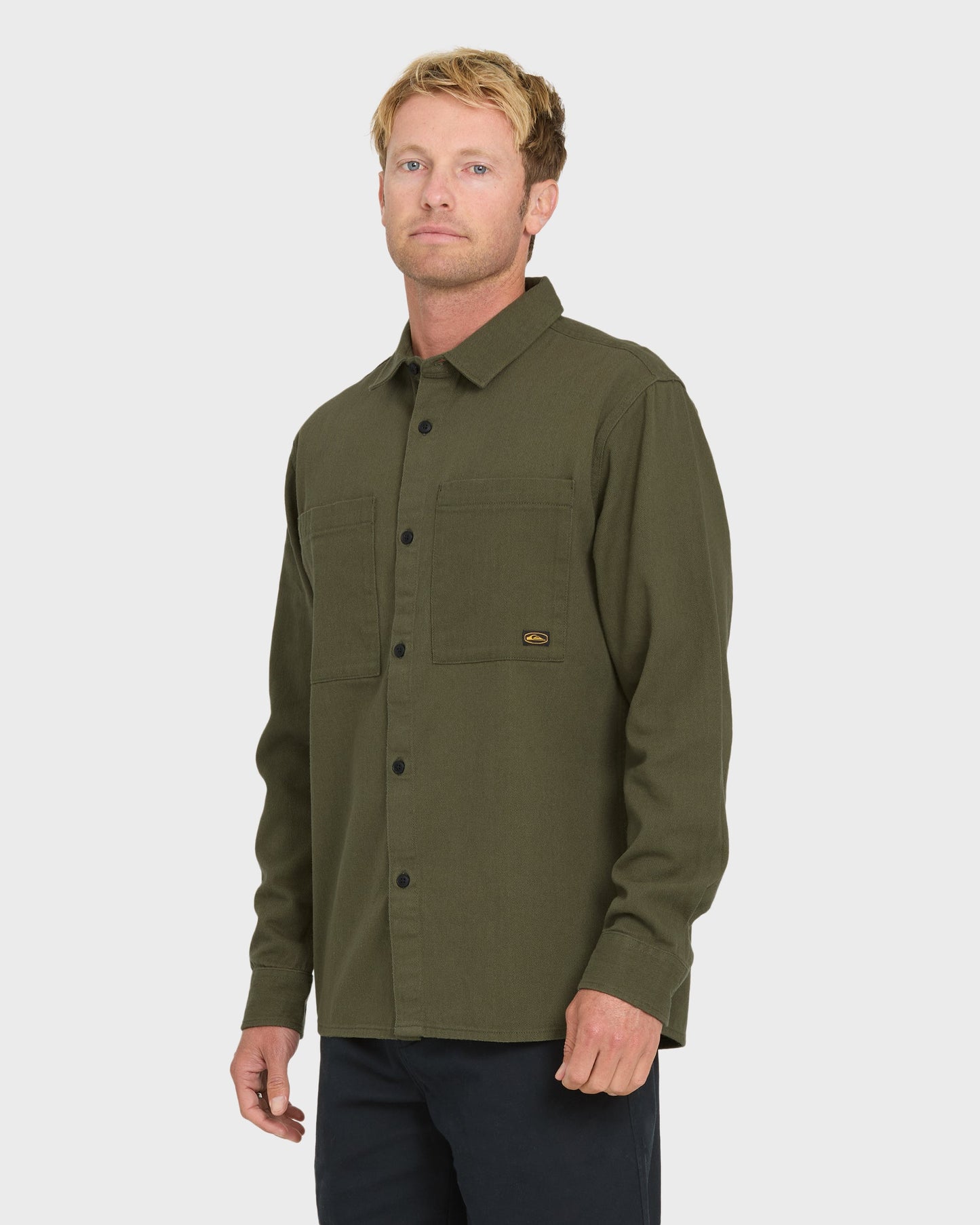 Heron Long Sleeve Shirt - Grape Leaf Quick Silver Grape Leaf