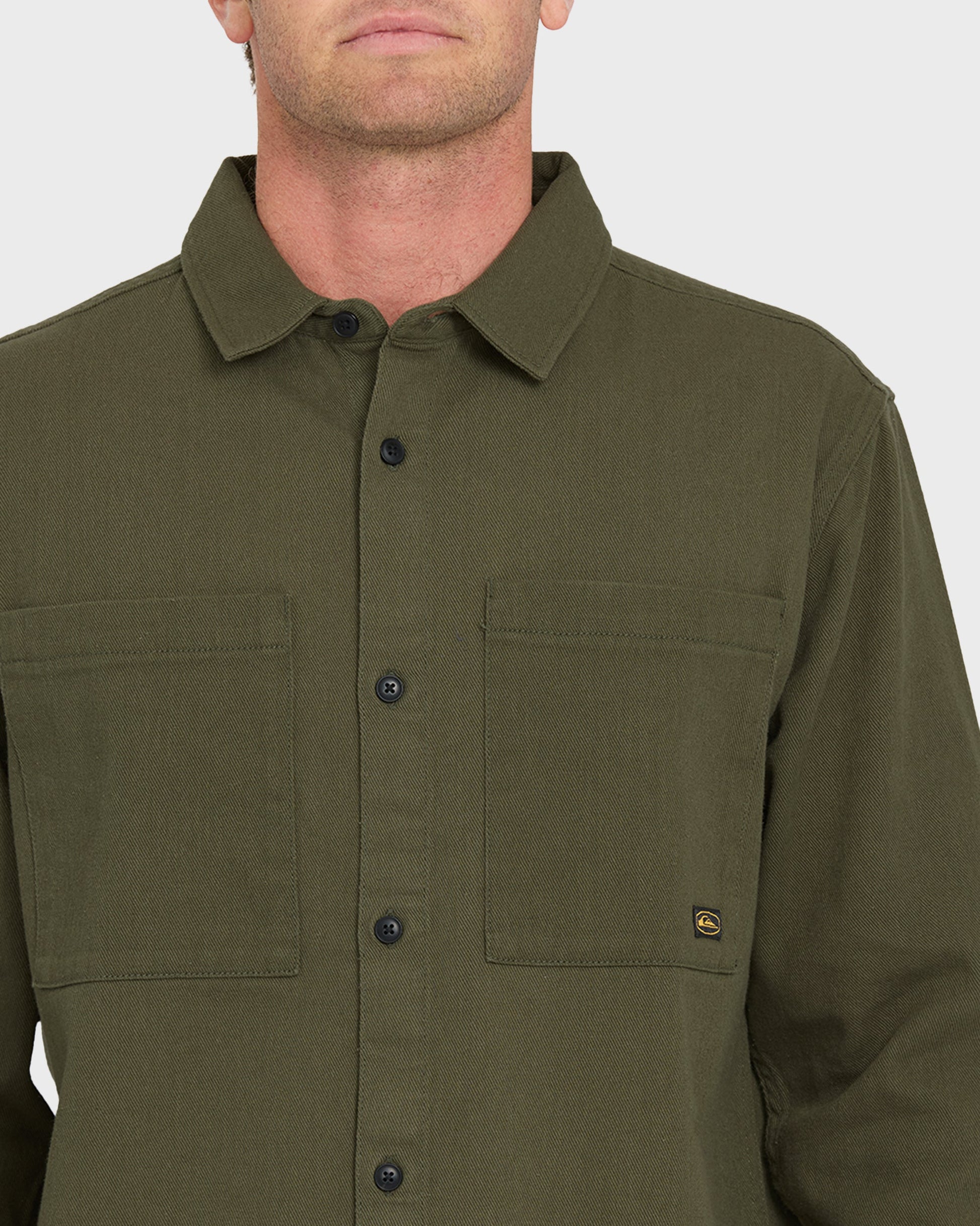 Heron Long Sleeve Shirt - Grape Leaf Quick Silver Grape Leaf