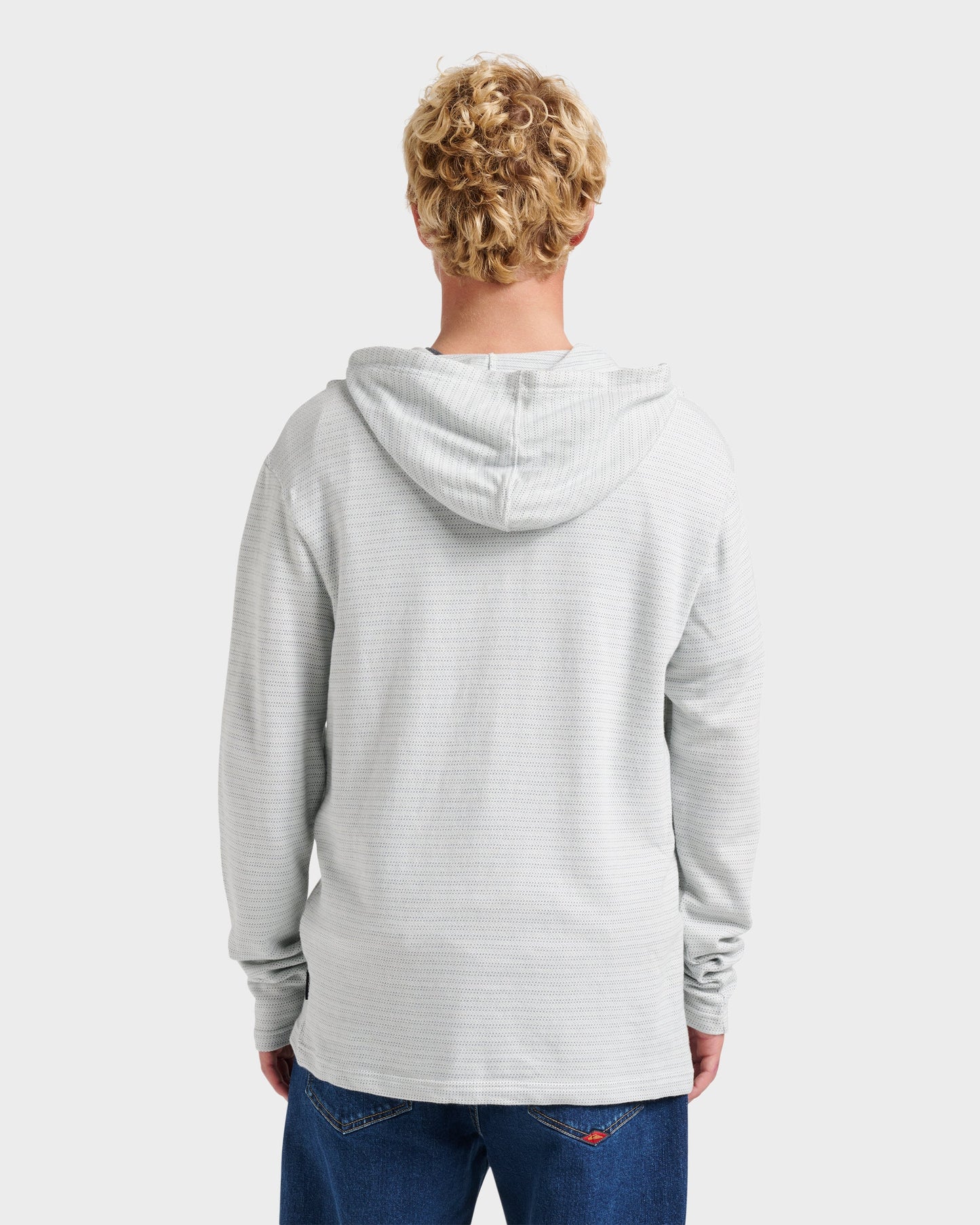 Vista Long Sleeve Hood - Ashley Blue Quick Silver Ashley Blue