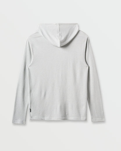 Vista Long Sleeve Hood - Ashley Blue Quick Silver Ashley Blue