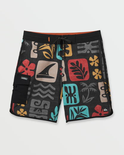 Waterman Dunes Boardshorts - Black Quick Silver Black