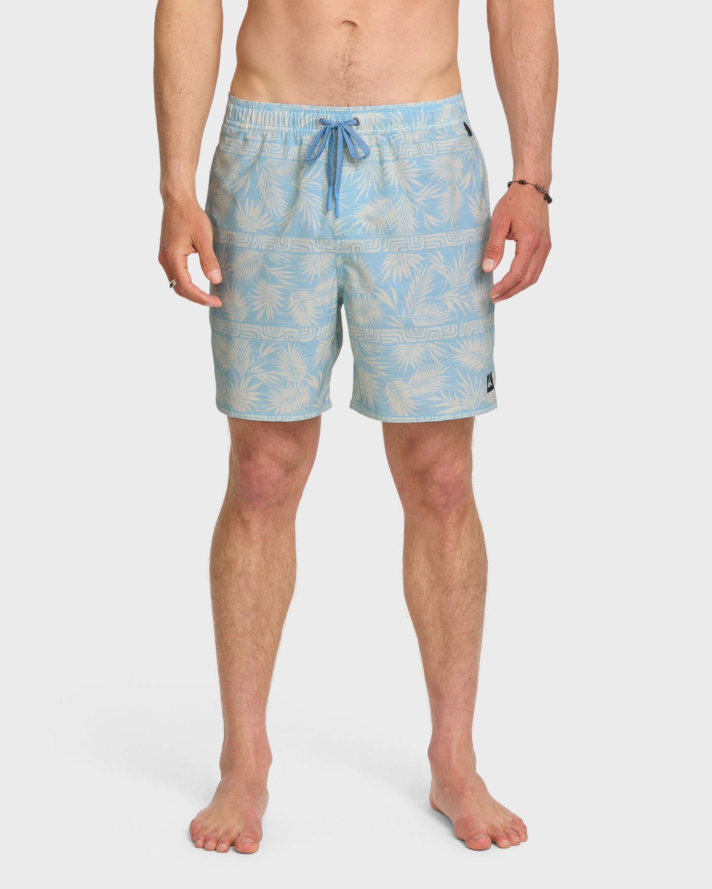 Waterman Fern Garden 17" Swim Trunks - Beach Blue Quick Silver Beach Blue