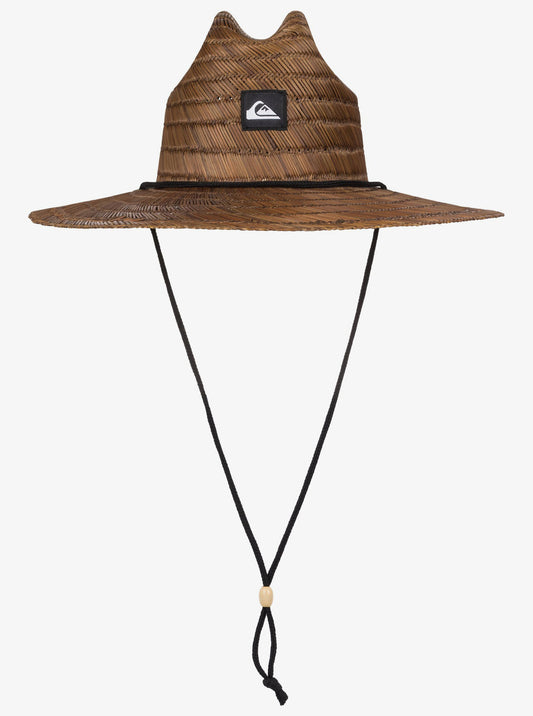 Pierside Straw Lifeguard Hat - Dark Brown Quick Silver Dark Brown