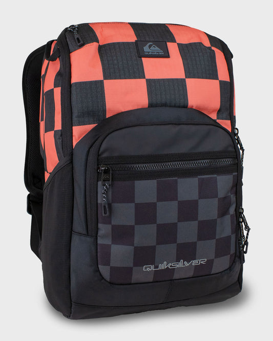 School-E Chill Backpack - Black/Coral Quick Silver Black/Coral